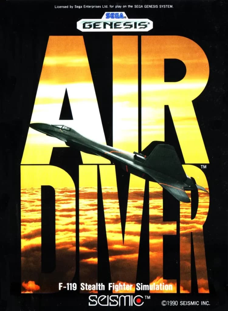 Air Diver ROM box art