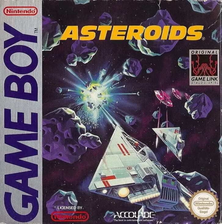 Asteroids ROM box art