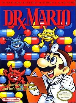 Dr. Mario ROM box art