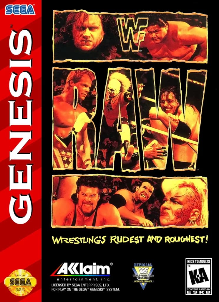 WWF Raw ROM box art