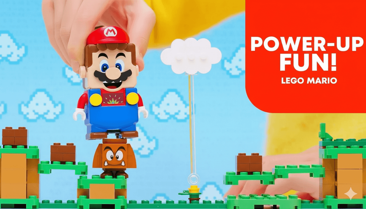 LEGO and Nintendo team up for brick style Mario Game New