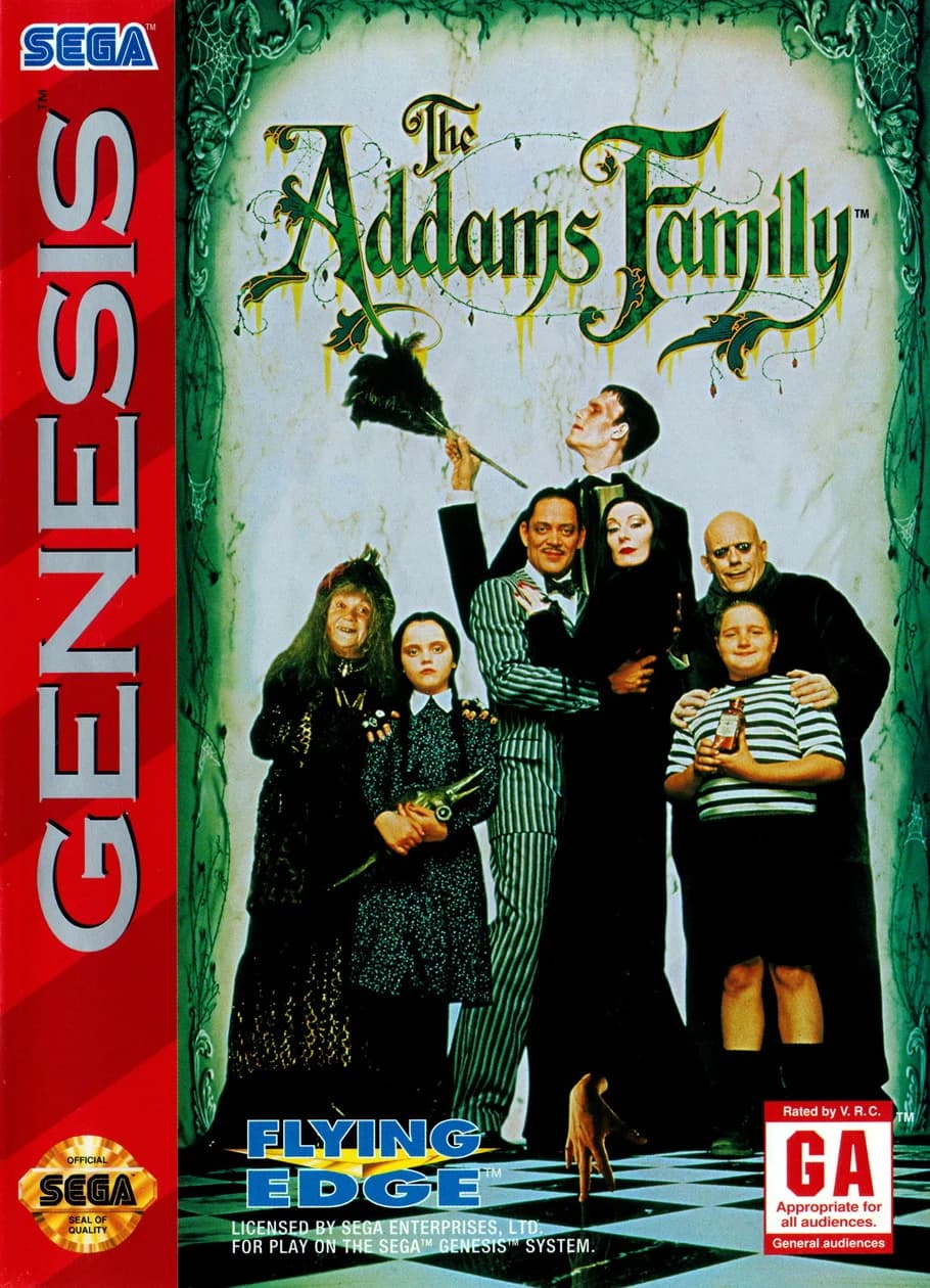 Addams Family, The ROM box art