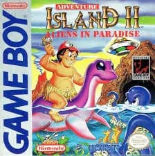 Adventure Island II: Aliens in Paradise ROM box art