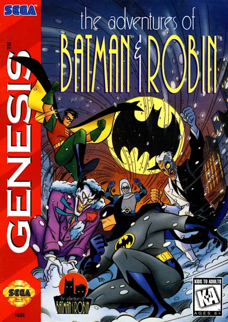 Adventures of Batman & Robin, The ROM box art