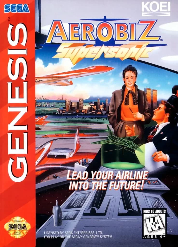 Aerobiz Supersonic ROM box art