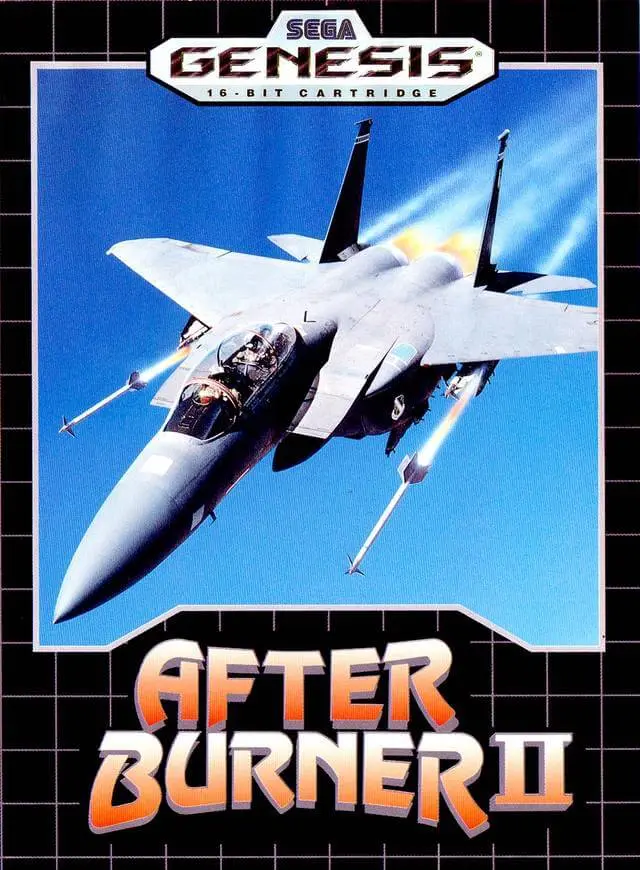 After Burner II ROM box art