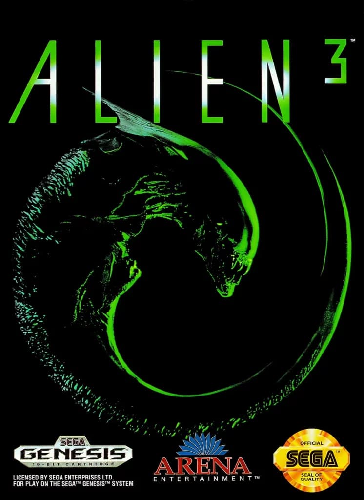 Alien 3 ROM box art