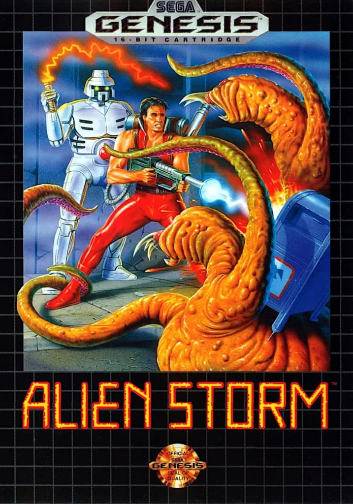 Alien Storm ROM box art