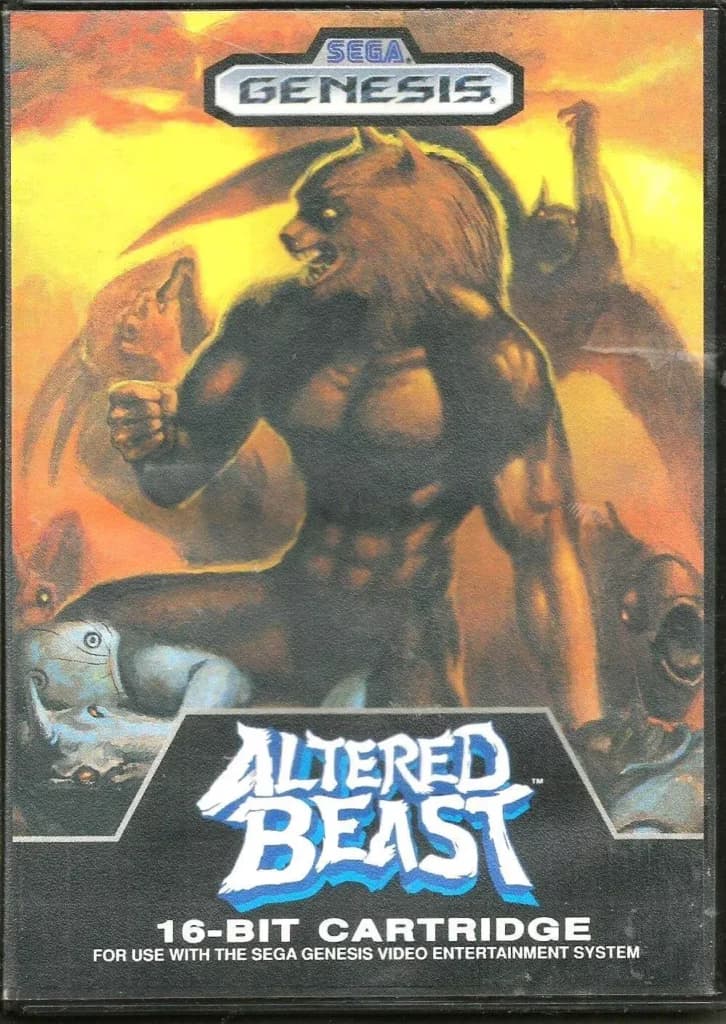 Altered Beast ROM box art