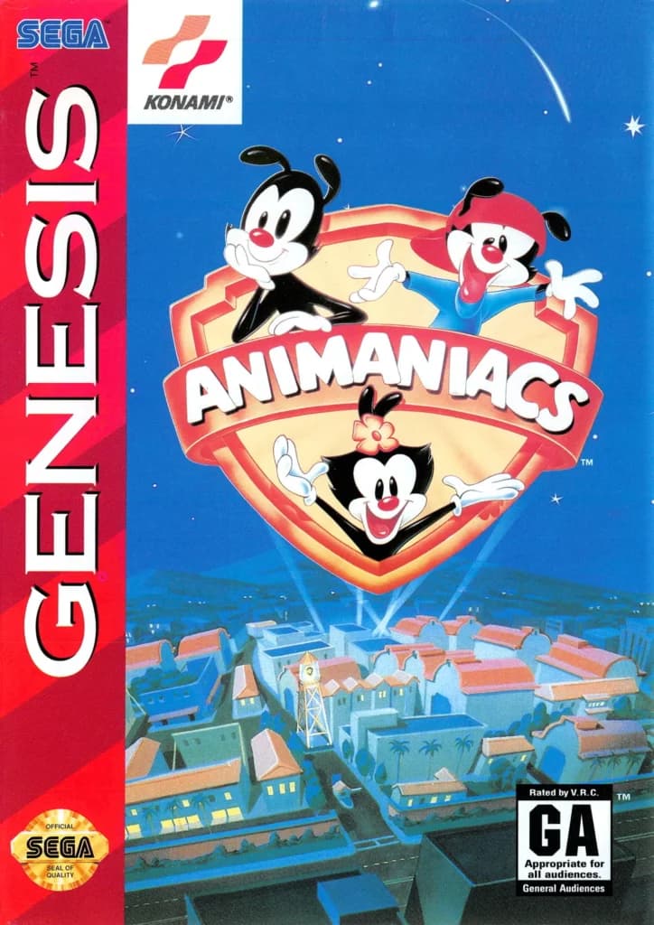 Animaniacs ROM box art