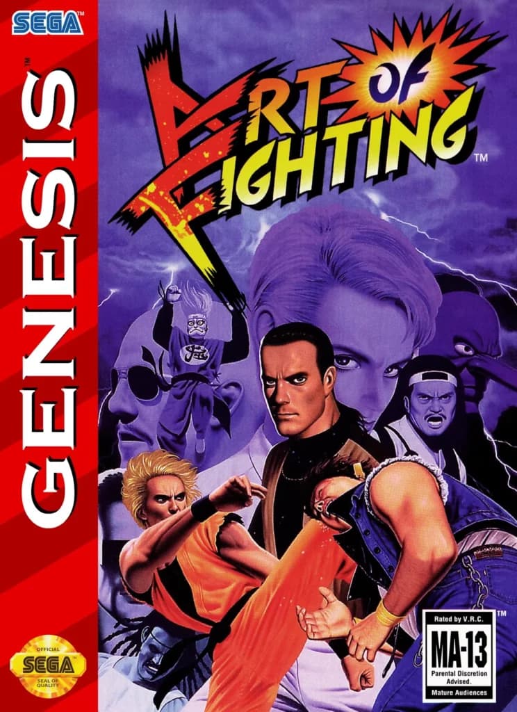 Art of Fighting ROM box art