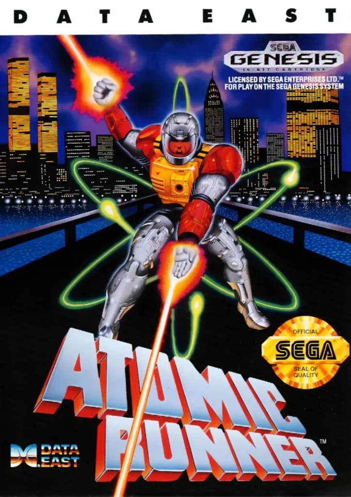 Atomic Runner ROM box art
