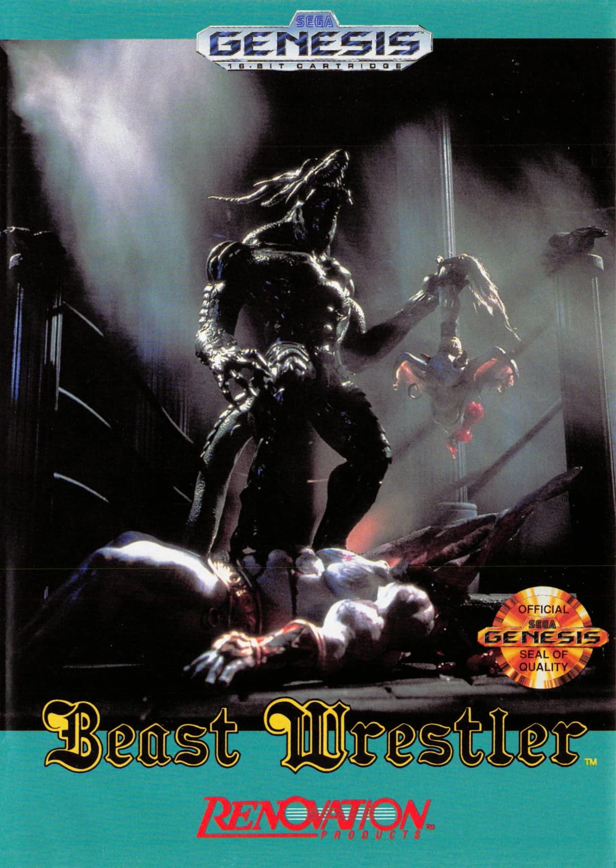 Beast Wrestler ROM box art