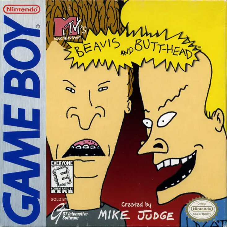 Beavis and Butt-Head ROM box art