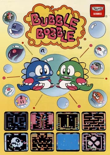 Bubble Bobble ROM box art