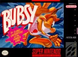 Bubsy in: Claws Encounters of the Furred Kind ROM box art
