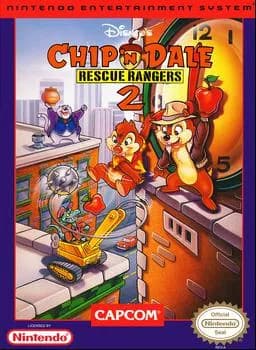 Chip ‘n Dale: Rescue Rangers 2 ROM box art
