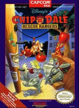 Chip ‘n Dale: Rescue Rangers ROM box art