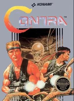 Contra ROM box art
