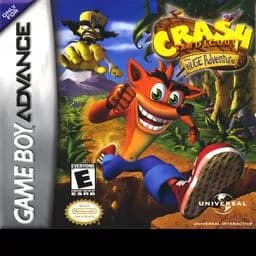 Crash Bandicoot: The Huge Adventure ROM box art