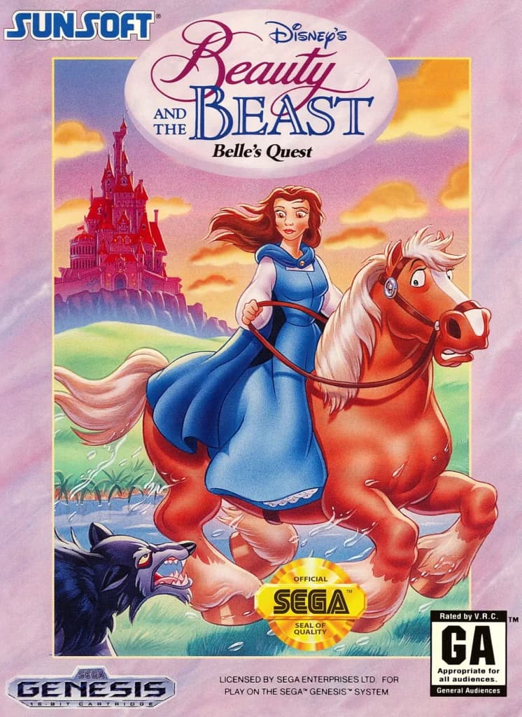 Disney’s Beauty and the Beast: Belle’s Quest ROM box art