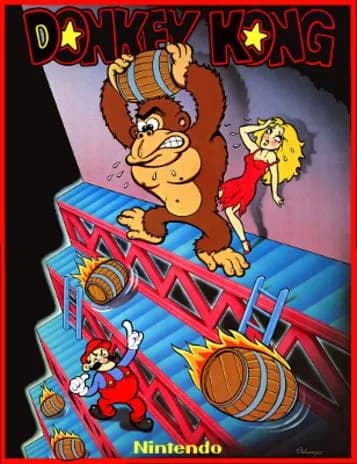 Donkey Kong ROM box art