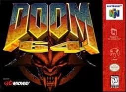 Doom 64 ROM box art