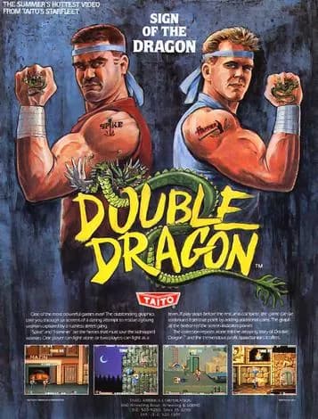 Double Dragon (UB) ROM box art
