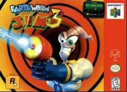 Earthworm Jim 3D ROM box art