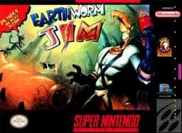 Earthworm Jim ROM box art