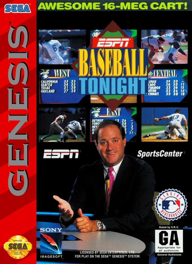 ESPN Baseball Tonight ROM box art