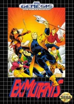 Ex-Mutants ROM box art