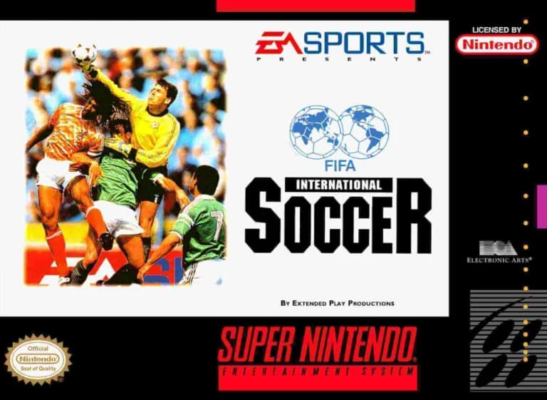 FIFA International Soccer ROM box art