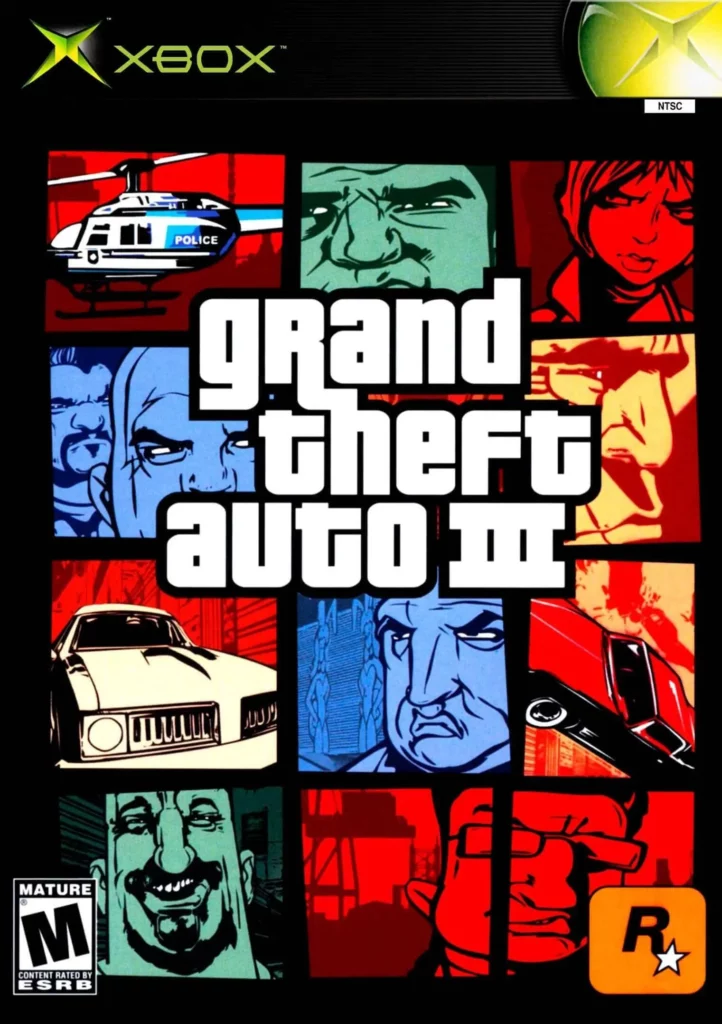 Grand Theft Auto III ROM box art
