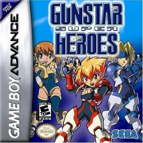 Gunstar Super Heroes ROM box art
