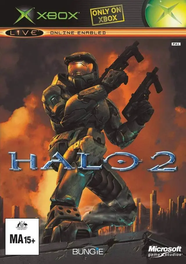 Halo 2 ROM box art