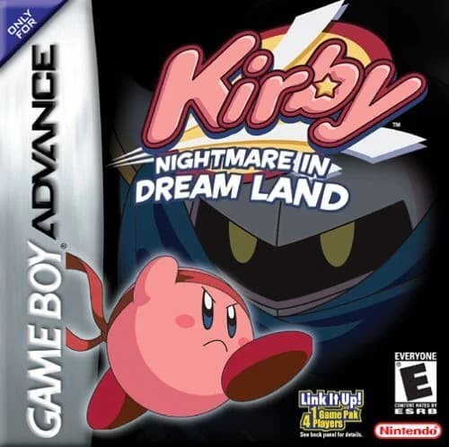 Kirby Nightmare In Dreamland ROM box art