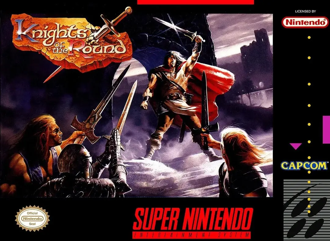 Knights of the Round ROM box art