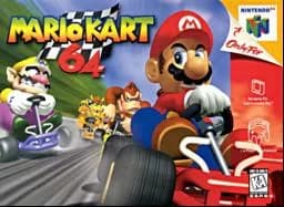 Mario Kart 64 ROM box art