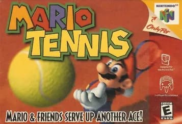 Mario Tennis 64 ROM box art