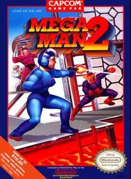 Mega Man 2 ROM box art