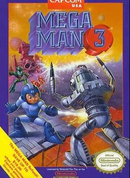 Mega Man 3 ROM box art