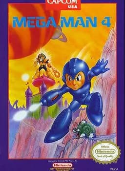 Mega Man 4 ROM box art