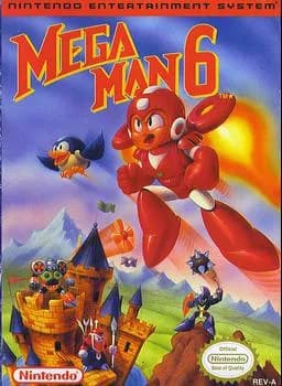 Mega Man 6 ROM box art