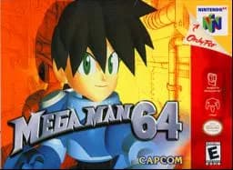 Mega Man 64 ROM box art