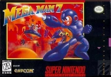 Mega Man 7 ROM box art