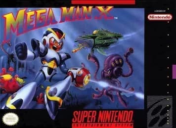 Mega Man X (V1.0) ROM box art