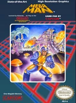 Mega Man ROM box art