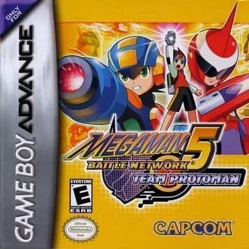 Megaman Battle Network 5 – Team Protoman ROM box art