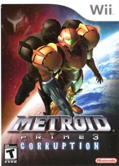 Metroid Prime 3: Corruption ROM box art